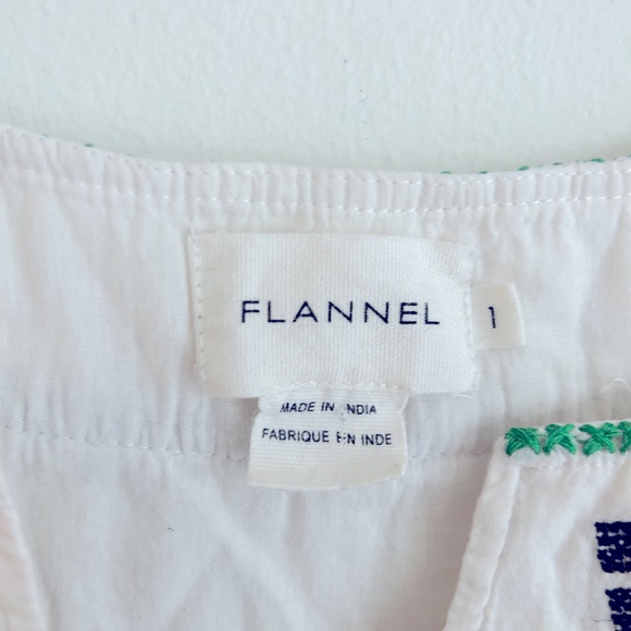 Flannel by Anthropologie Talara Drop-Waist Gauzy Boho Dress Size 1 (Small) - Picture 6 of 12